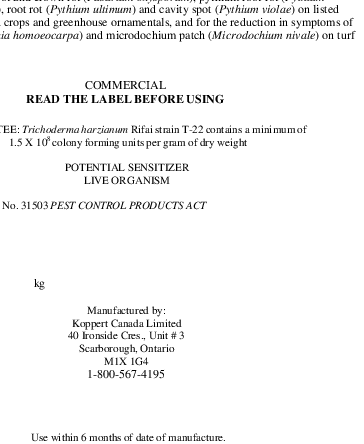 PMRA Label Trianum-G