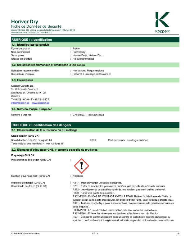SDS Horiver Drystick